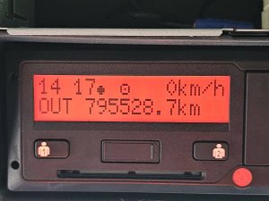 Licznik przebiegu — MAN 18.480 TGS z 2016 roku