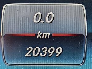 Licznik przebiegu — Mercedes-Benz EQV 300 L2 Navi 7-Persoons z 2024 roku