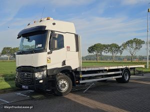 Strona kierowcy z przodu — Renault C 380 Platform 21Ton z 2014 roku