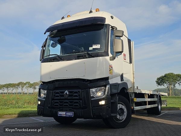 Renault C 380 Platform 21Ton z 2014 roku, platforma z zagranicy — przód pojazdu