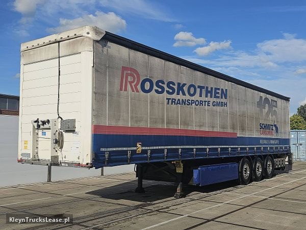 Schmitz SCB*S3T STANDARD 2X LIFTAXLE ALCOA'S z 2018 roku, firanka z zagranicy — przód pojazdu