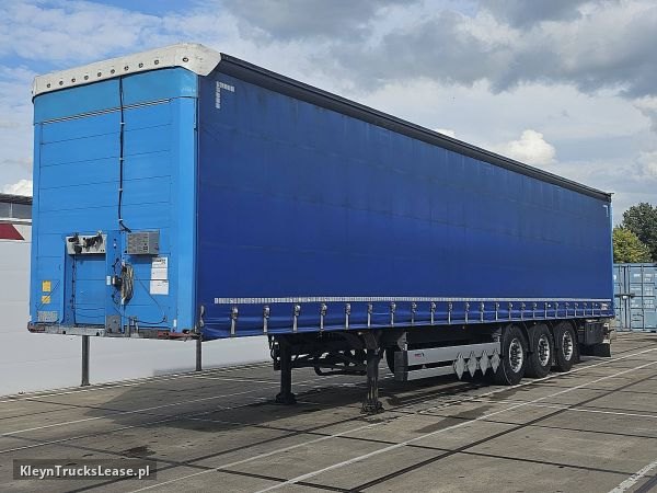 Schmitz SCB*S3T STANDARD 2X LIFTAXLE ALU BARS z 2020 roku, firanka z zagranicy — przód pojazdu