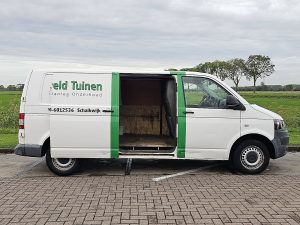 Drzwi boczne przestrzeni ładunkowej — Volkswagen TRANSPORTER 2.0 TDI L2 140Pk z 2013 roku