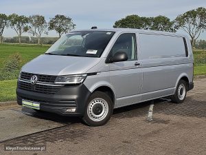Strona kierowcy z przodu — Volkswagen TRANSPORTER 2.0 TDI L2H1 LED Navi Autom. z 2021 roku